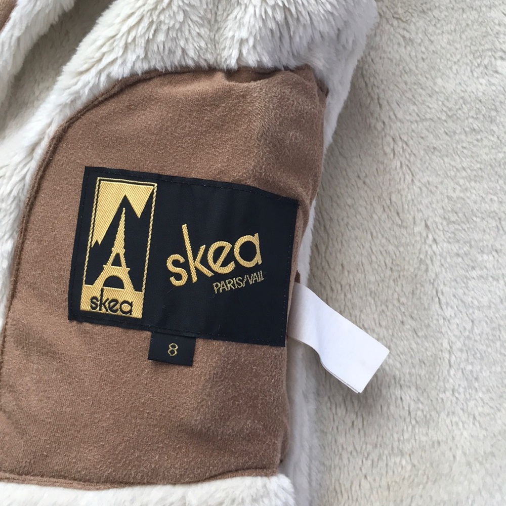 Skea suede coat with faux fur lining - Picture 3 of 5